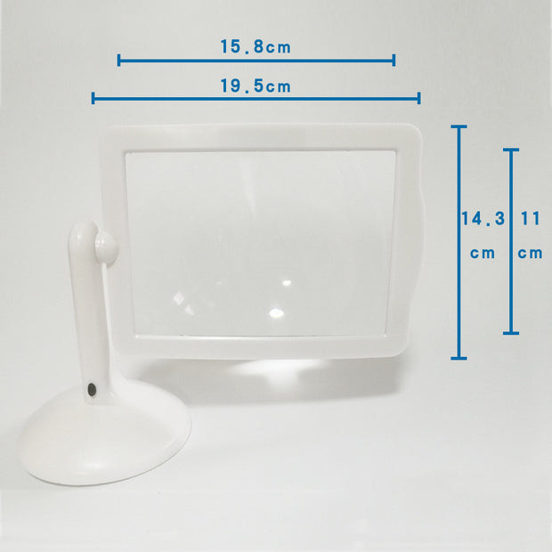 Desktop Magnifying Glass Large Screen With LED Light