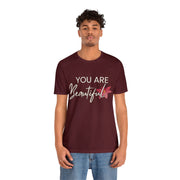 "You Are Beautiful" Inspirational Quote T-Shirt For Men & Women