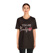 "You Are Beautiful" Inspirational Quote T-Shirt For Men & Women