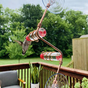 Hummingbird Feeder with Suction Cup - Easy-Clean Garden & Deck Bird Feeder