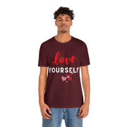 "Love yourself" Inspirational Quote T-Shirt For Men & Women