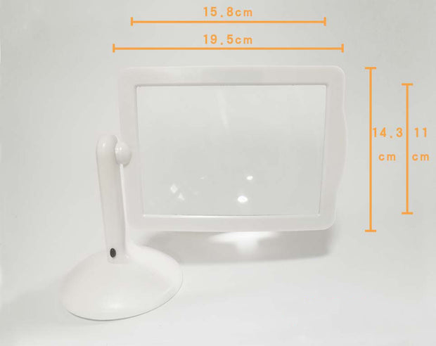 Desktop Magnifying Glass Large Screen With LED Light