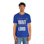 "Wait On The Lord" Inspirational Quote T-Shirt For Men & Women