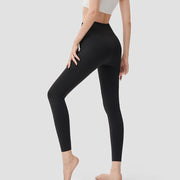 Fleece-lined Warm Belly Contracting Hip Lifting Leggings