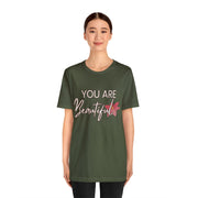 "You Are Beautiful" Inspirational Quote T-Shirt For Men & Women