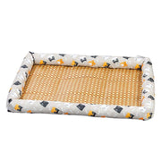 Anti-Scratch Non-Slip Washable Mattress Summer Rattan Pet Cooling Mat_3